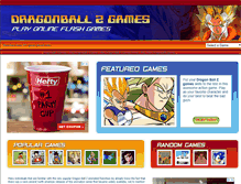 Tablet Screenshot of dragonballzgames.info